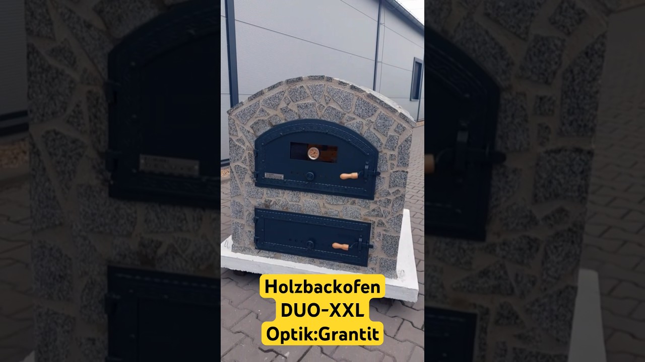 Holzbackofen DUO-XXL Optik: Granit #pizza #pizzaofen #brot #brotbacken