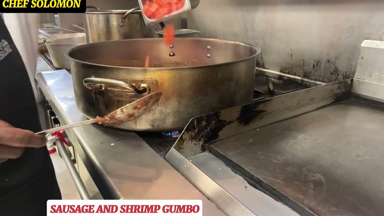 SAUSAGE AND  SHRIMP GUMBO