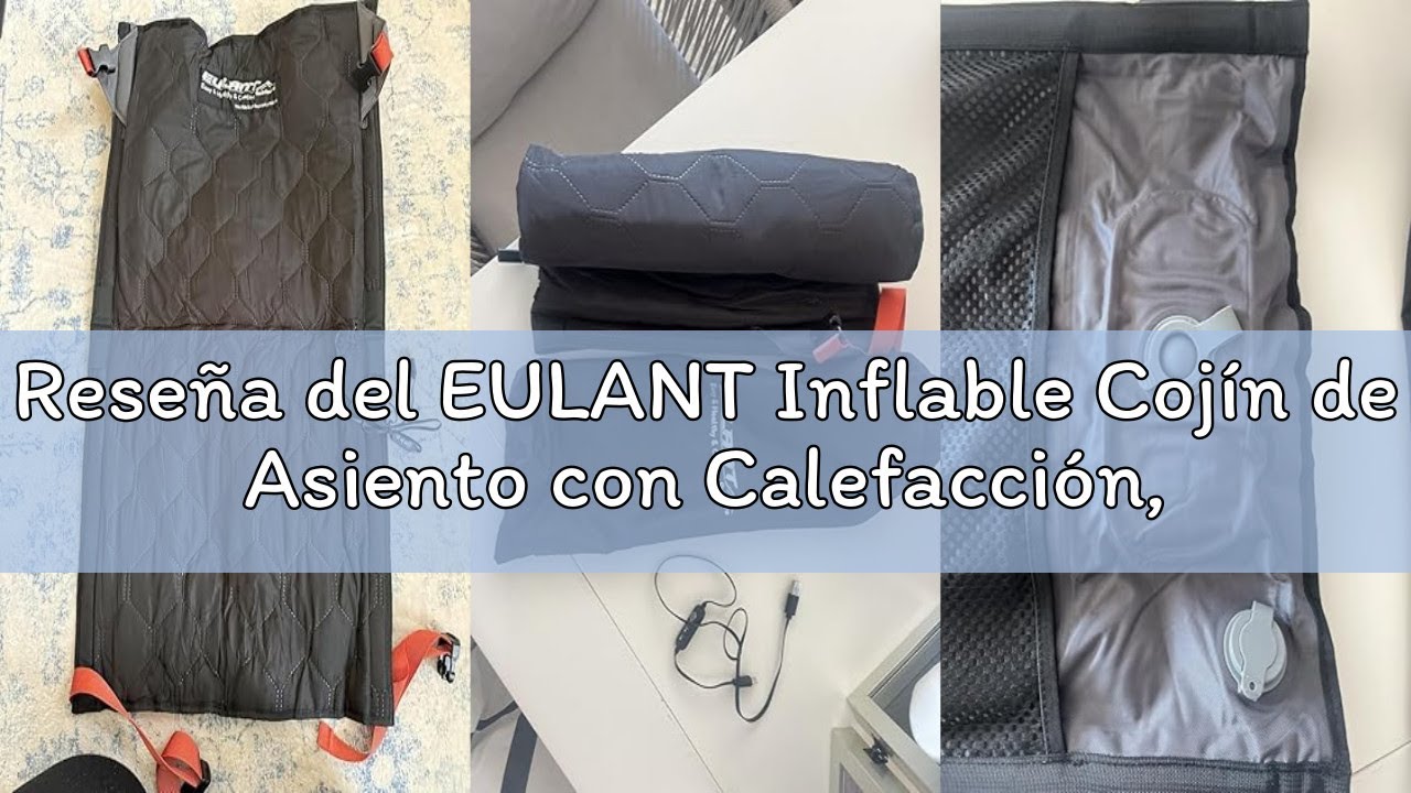 Reseña del EULANT Inflable Cojín de Asiento con Calefacción, Calefactado Asiento de Estadio con Resp