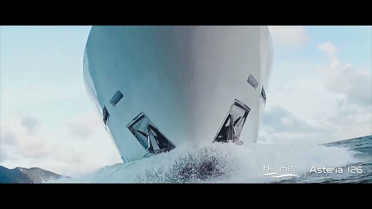 海星游艇——Asteria 126超级游艇（Heysea Yacht--Asteria 126 super yacht) #yacht #中国游艇制造 #chinayachtmanufacturing