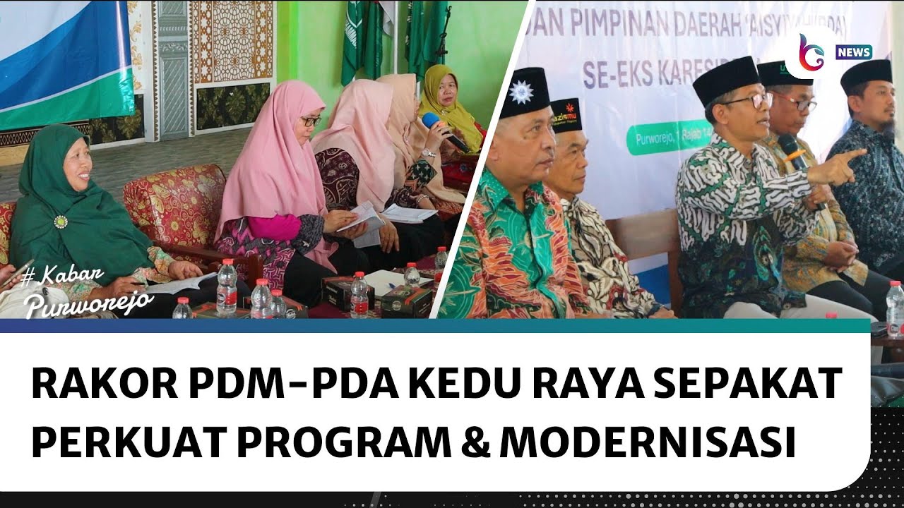 Dari Rakor PDM dan PDA se-Kedu Raya, Sepakat Perkuat Program Prioritas dan Modernisasi Organisasi