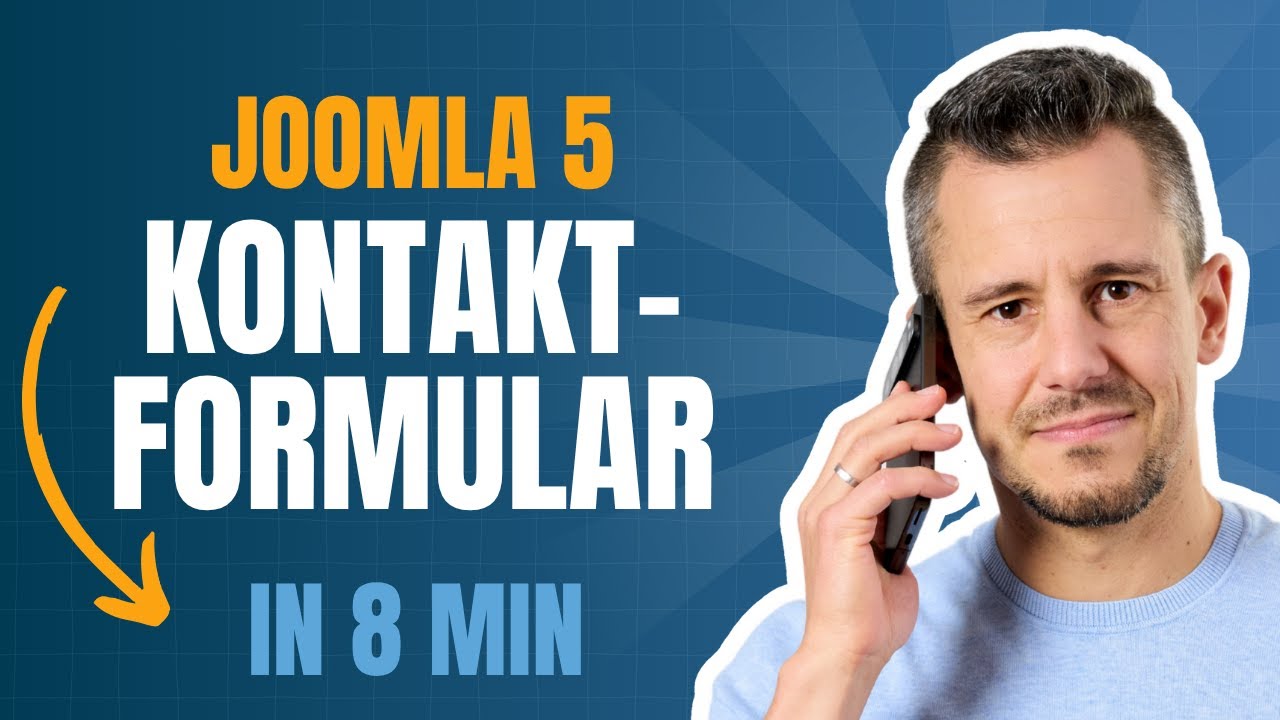 Joomla 5 Kontaktformular erstellen 🇩🇪
