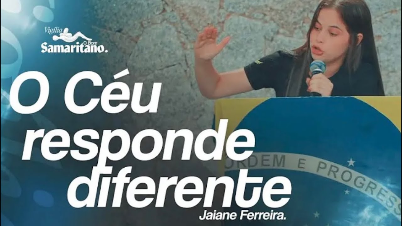 O céu responde diferente |Jaiane Ferreira {O Bom samaritano}