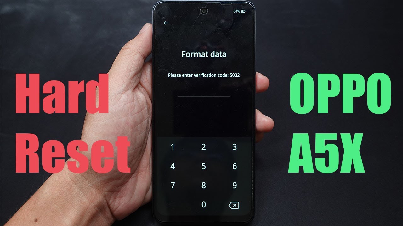 Hard Reset OPPO A5X