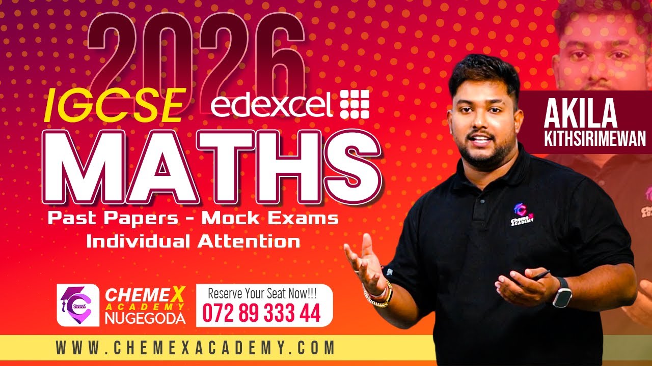 Edexcel IGCSE 2026 Maths (O Level)