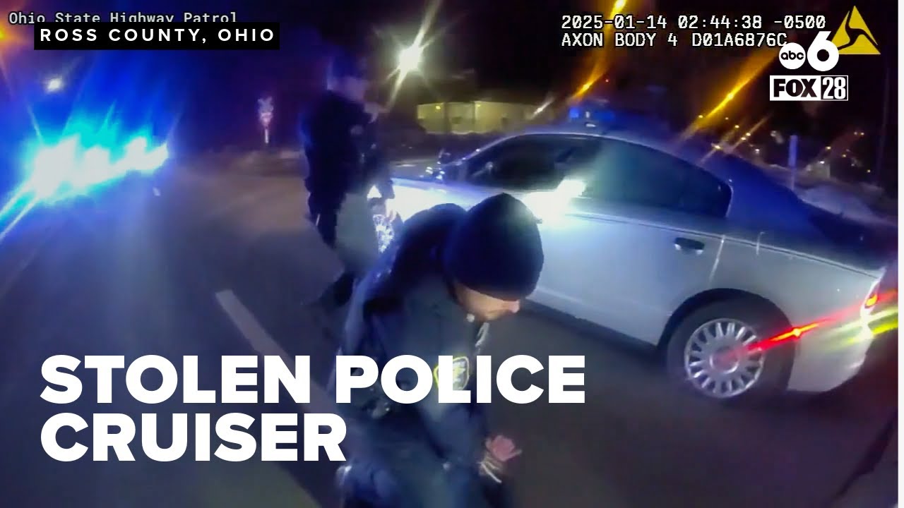 Ohio man arrested after taking police cruiser for a joyride