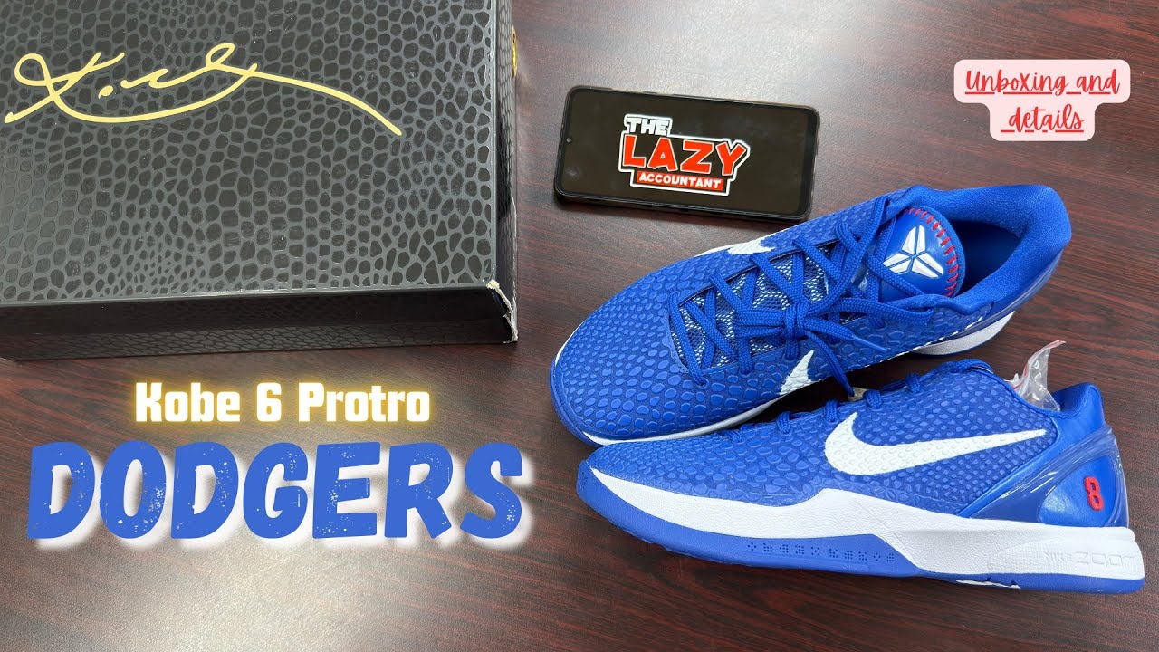 Кроссовки Nike Kobe 6 Protro ‘DODGERS’. Редкая расцветка!