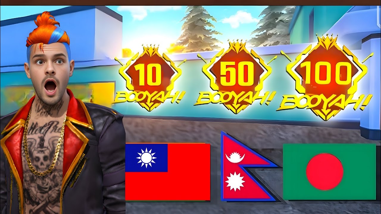 Best Server to Push⏰100 Streak |India,Nepal, Bangladesh? 😱 free fire 