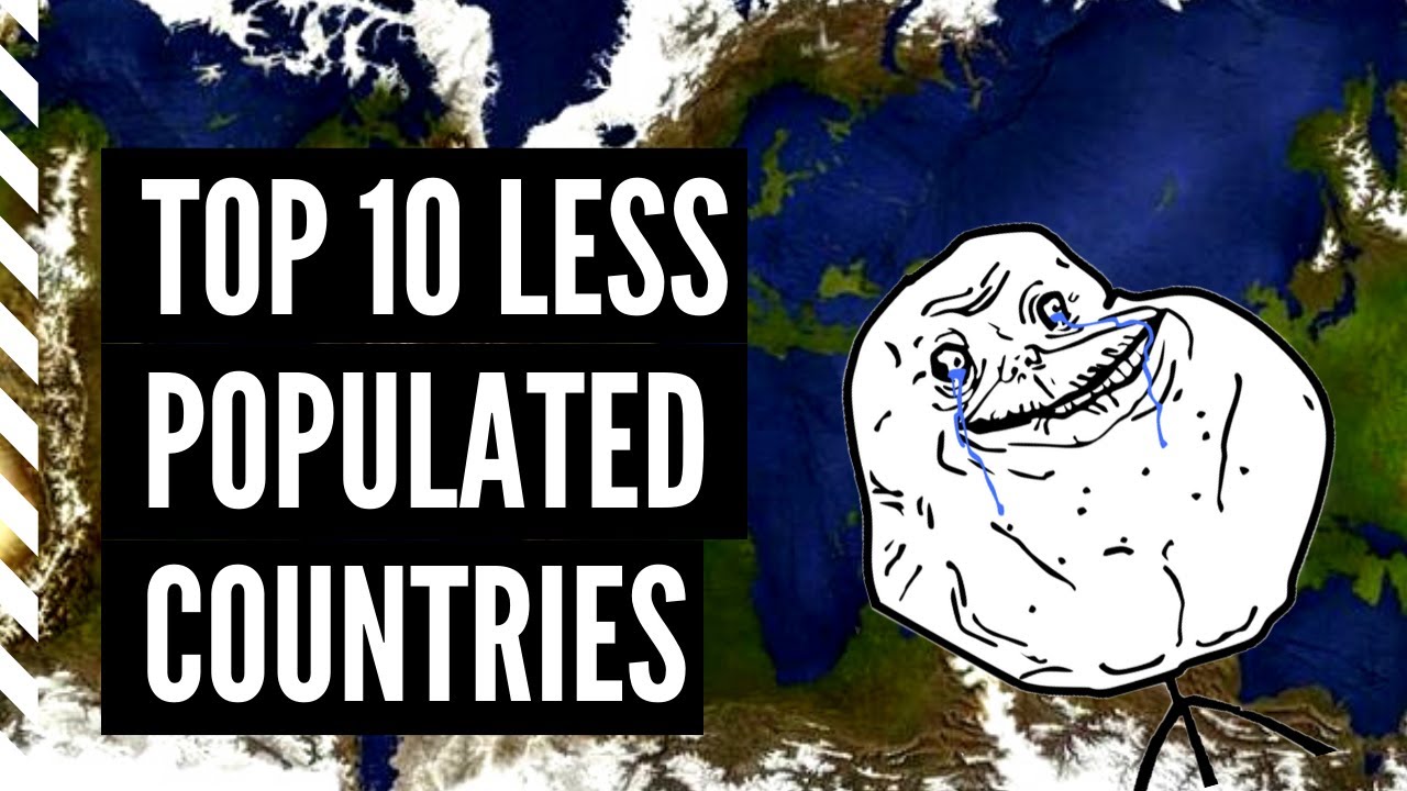 TOP 10 LESS Populated Countries!