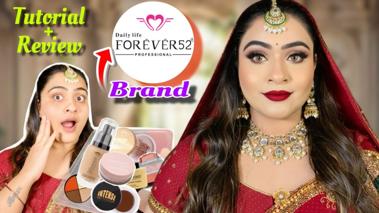 Bridal Makeup With Forever 52 Products Only 😍