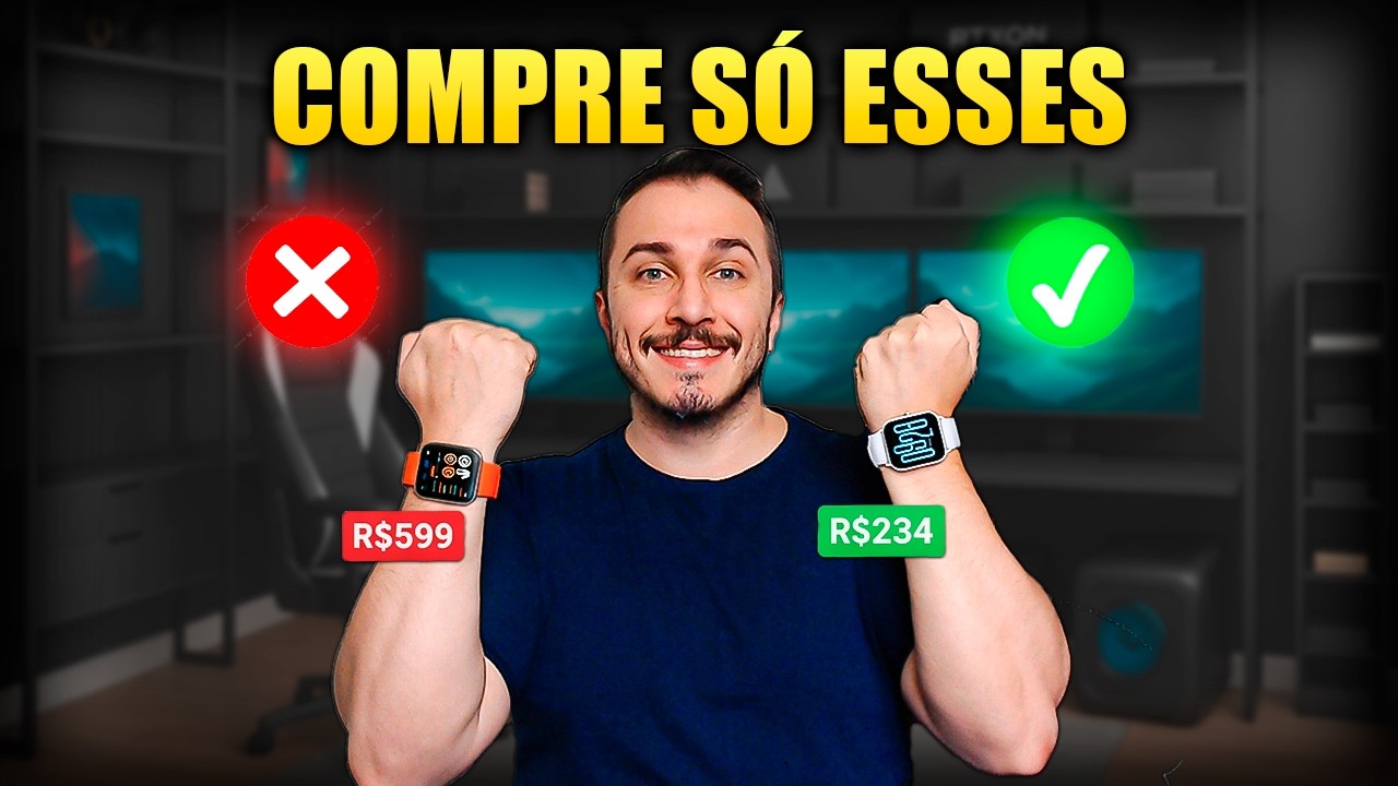 SMARTWATCH CUSTO BENEFICIO 2026 | TOP 7 MELHORES SMARTWATCH CUSTO BENEFICIO 2026