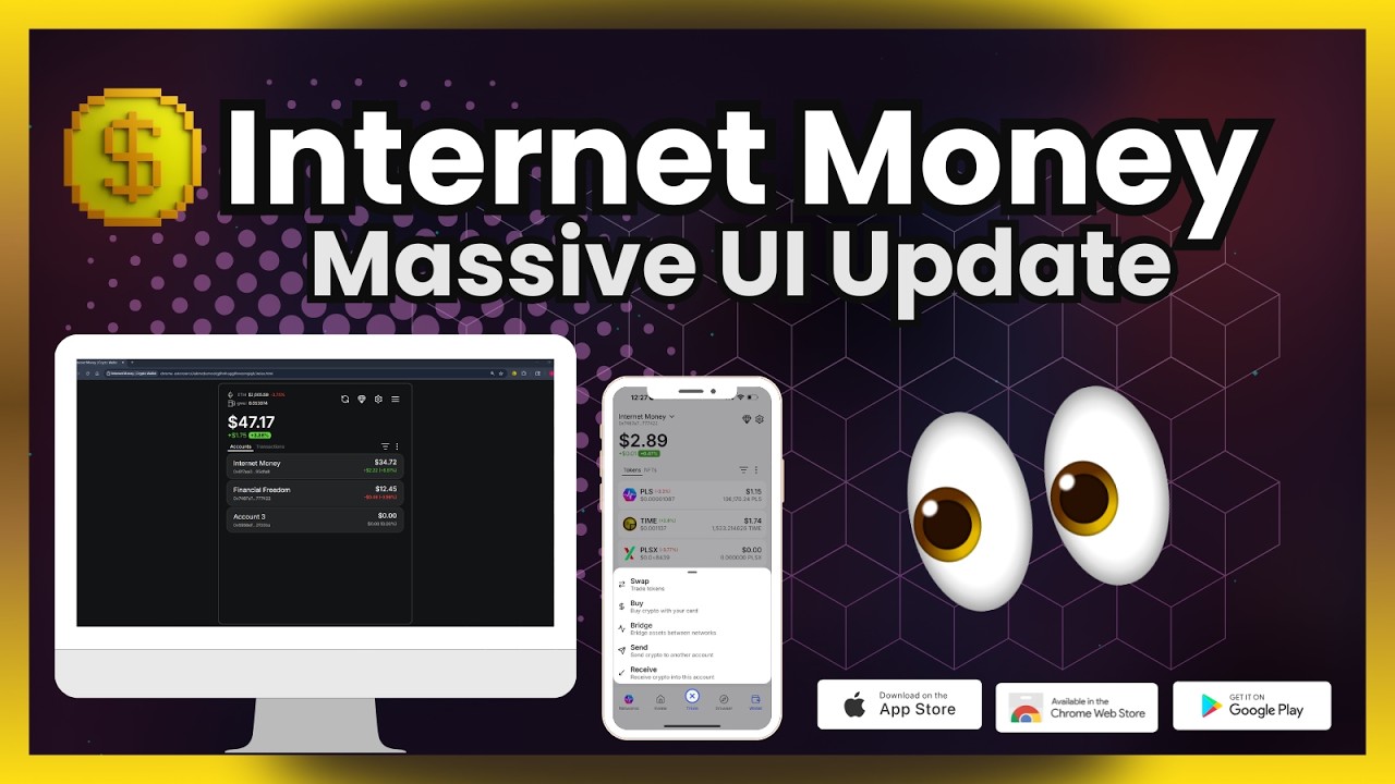 Масштабное обновление интернет-кошелька Internet Money! (Обновление пользовательского интерфейса,...