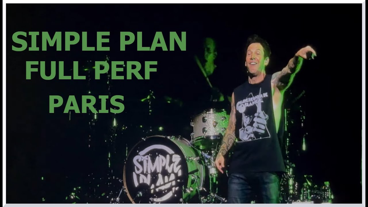 [4K] SIMPLE PLAN - SUPERCHARGED TOUR  -  LIVE IN PARIS  ( 2025 )