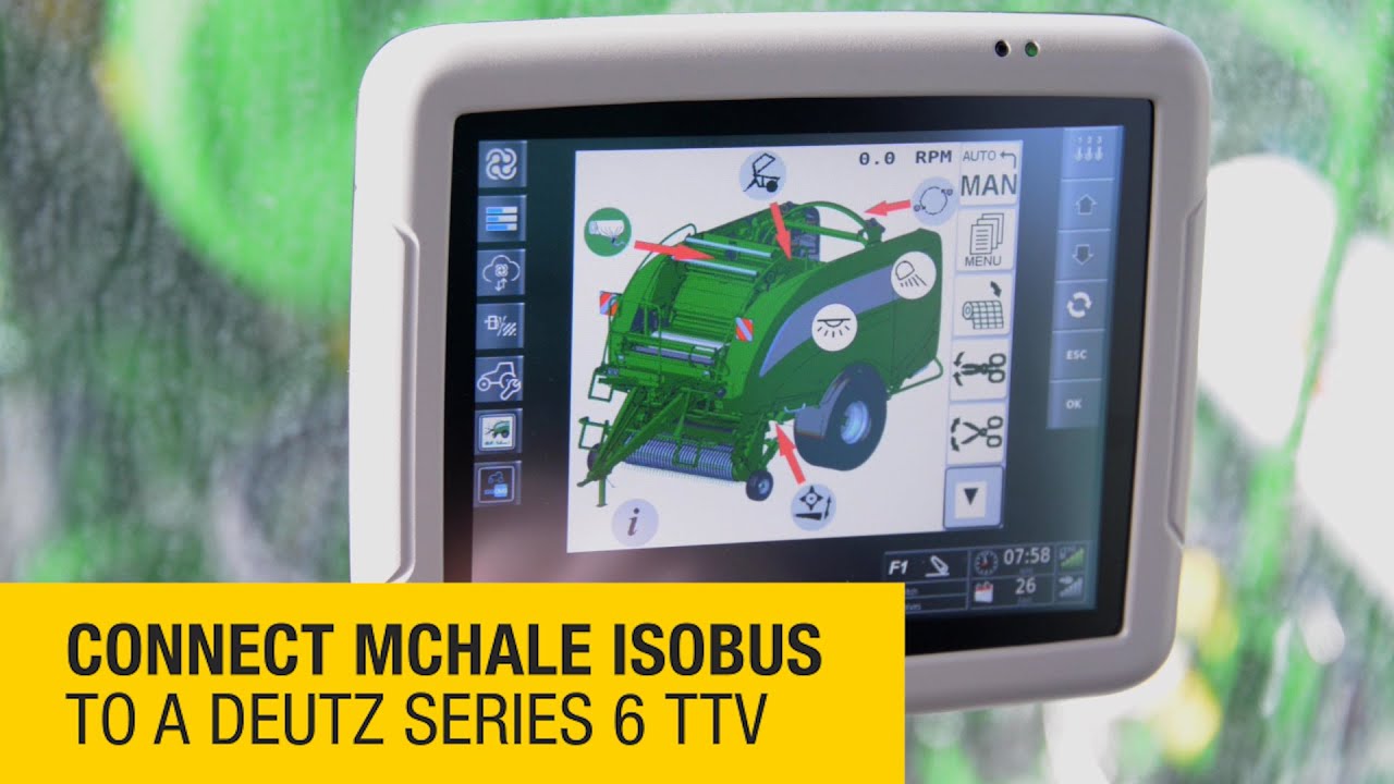 Connect McHale ISOBUS to a Deutz series 6 TTV