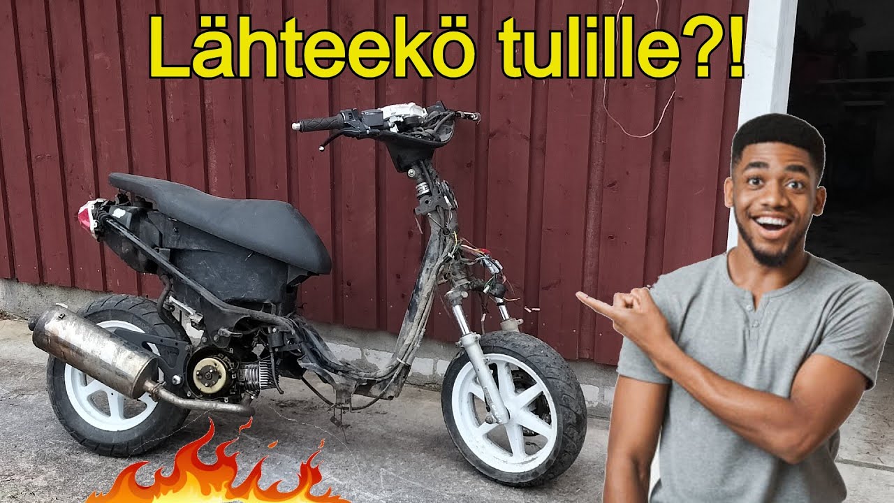 Skootteri K&auml;yntiin Vuosien Seisonnan J&auml;lkeen!? | Yamaha Jog projekti #3