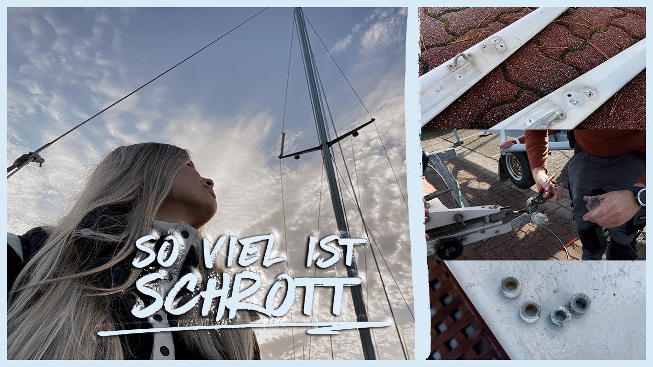 SALINGE SCHROTT, ANTENNE KAPUTT USW. | Am Mast der MEERA ist sehr viel SCHROTT | Mastlegen im Winter