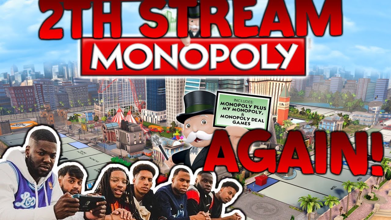 RDC PLAYS MONOPOLY AGAIN 2TH TIME FULL GAME HILAROUS GAME!