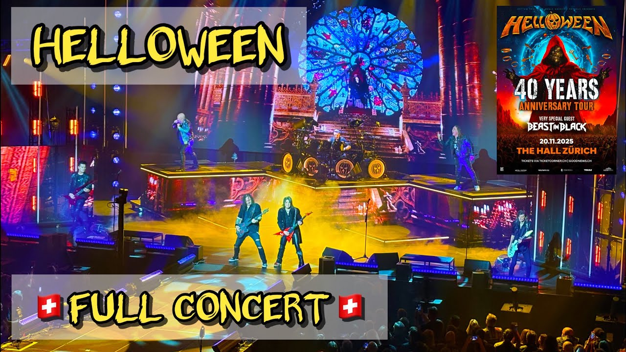 Helloween Live FULL CONCERT Zurich Switzerland November 20 2025🇨🇭