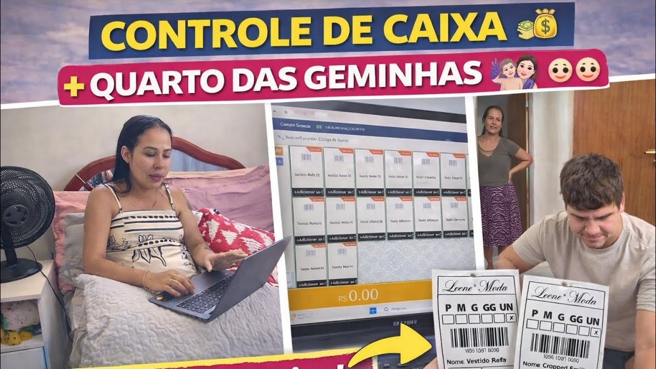 CONTROLE DE CAIXA 💸+ QUARTO DAS GEMINHAS 🤰👶👶