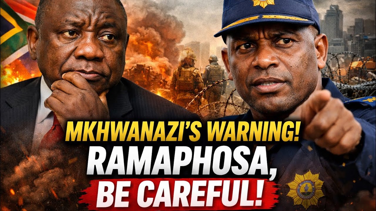 mkhwanazi has done it again sent a strong warning ramaphosa be careful!