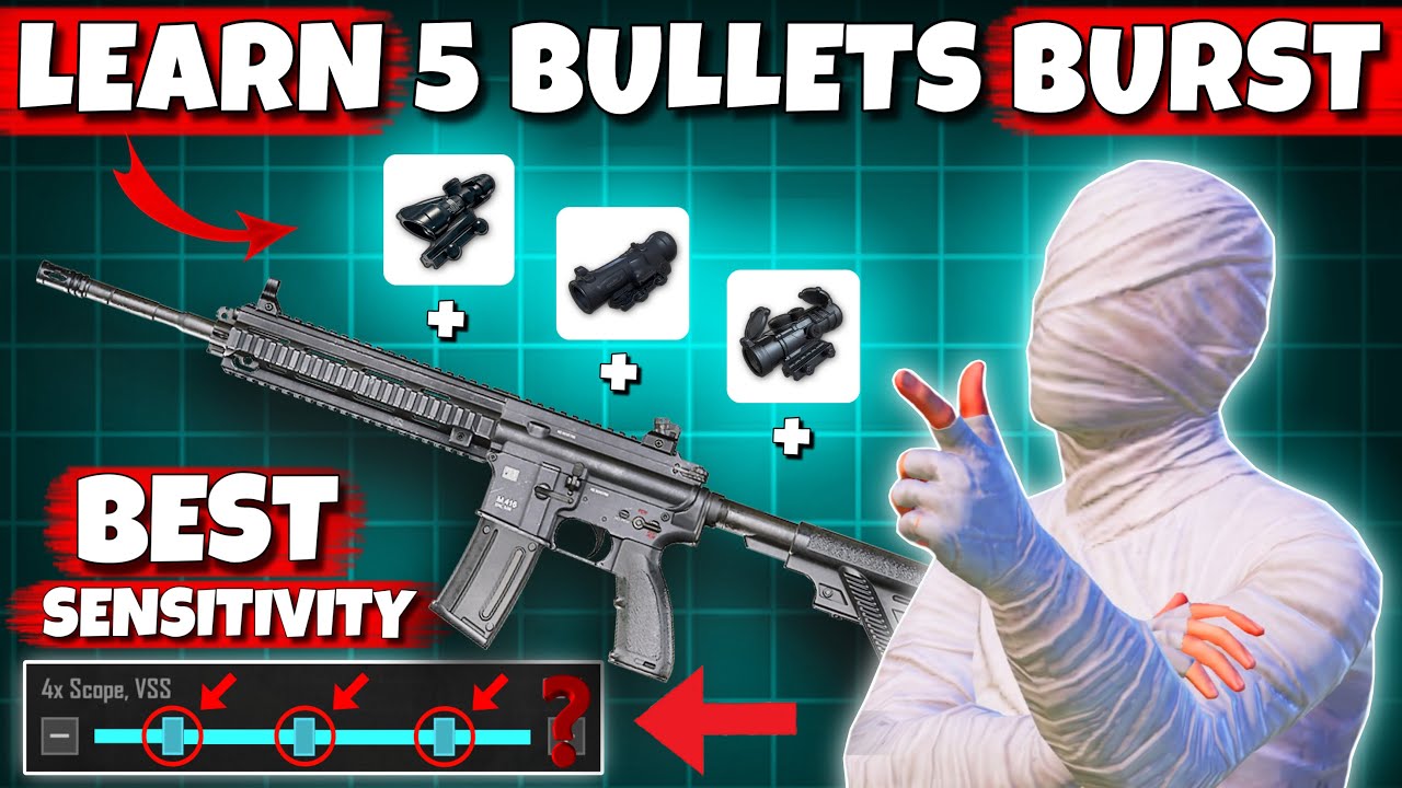 Perfect Burst Spray Like A Pro in PUBG Mobile - Tips & Tricks to Improve Sensitivity for Beginners!