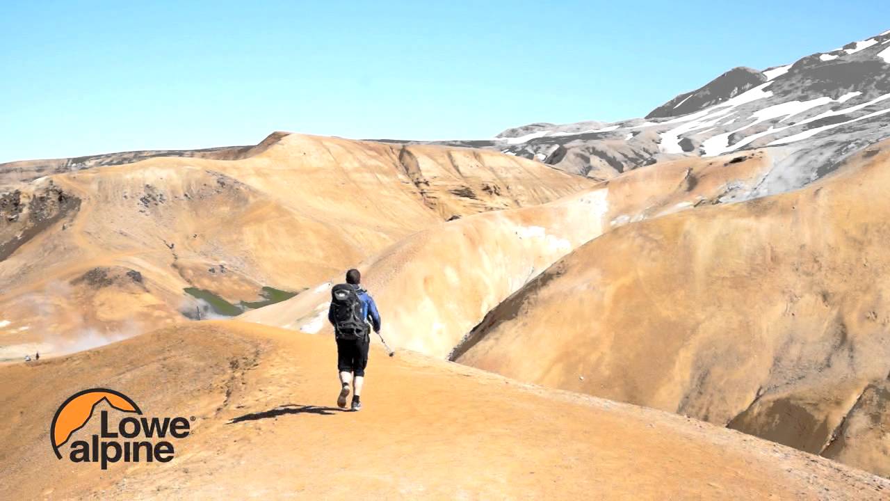 Lowe Alpine Backpack in Iceland