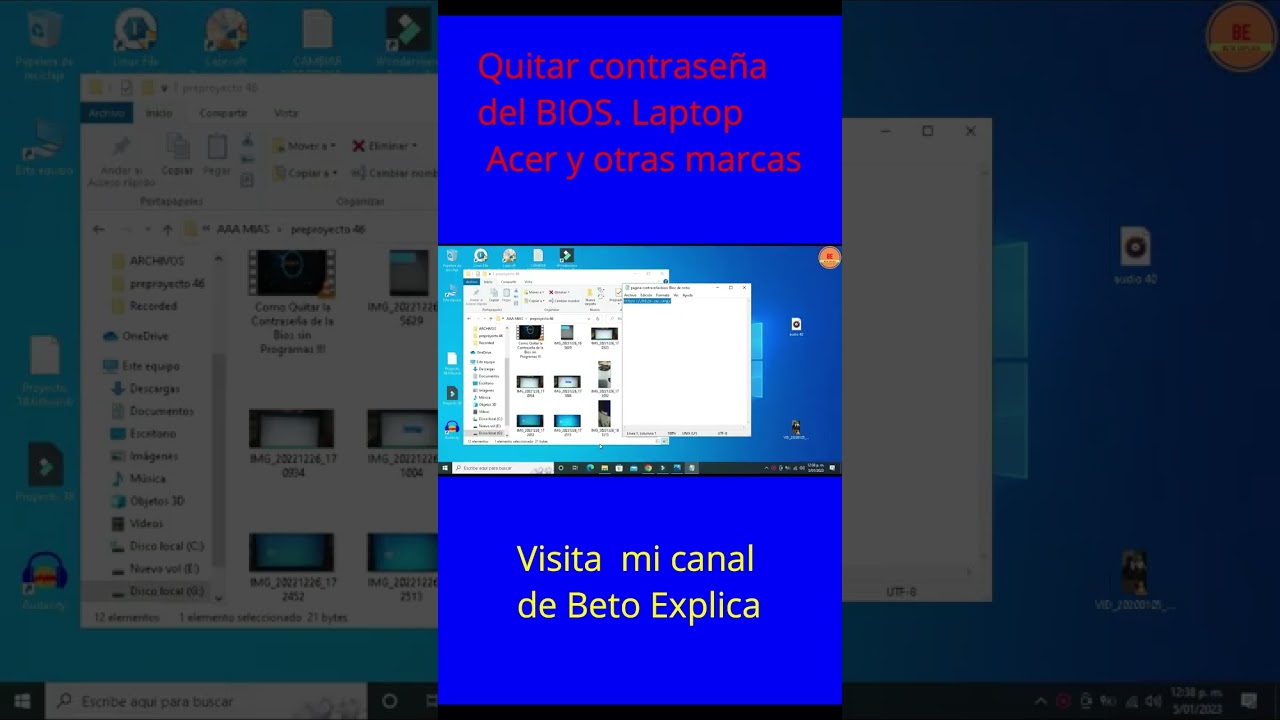 Como quitar password a la BIOS.