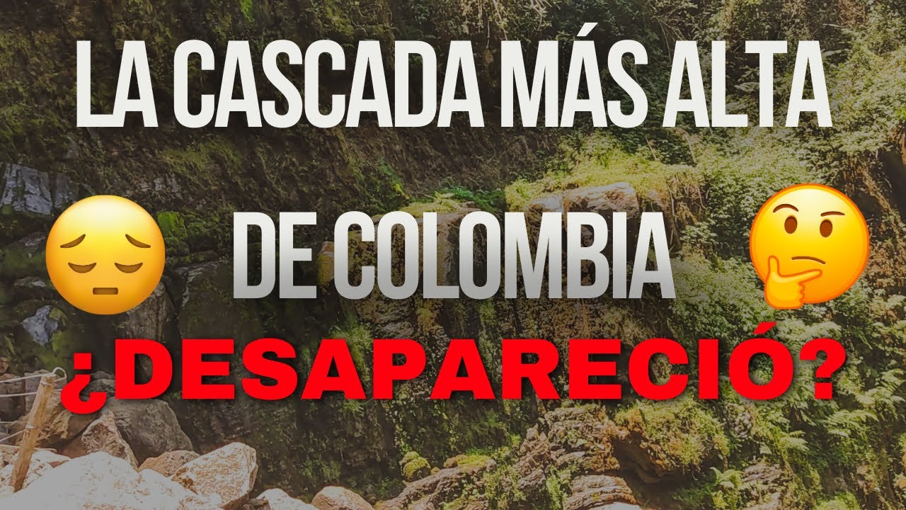 Así está la CASCADA MÁS ALTA DE COLOMBIA por el fuerte verano 🤯 | The Kingospintor 🌎