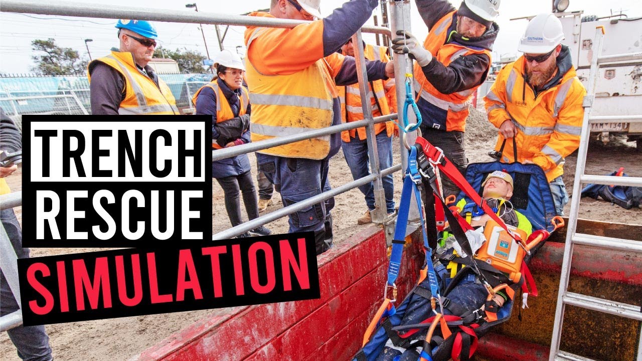 Trench Rescue Drill