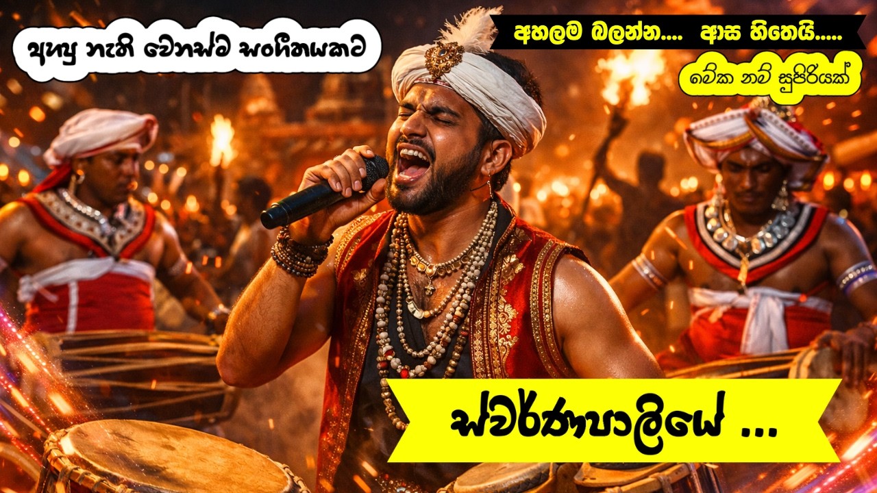 Swarnapaliye 🎧🔥 Folk Kuthu Remix | Epic Sinhala Traditional Remix with Rap & Yak Bera Energy