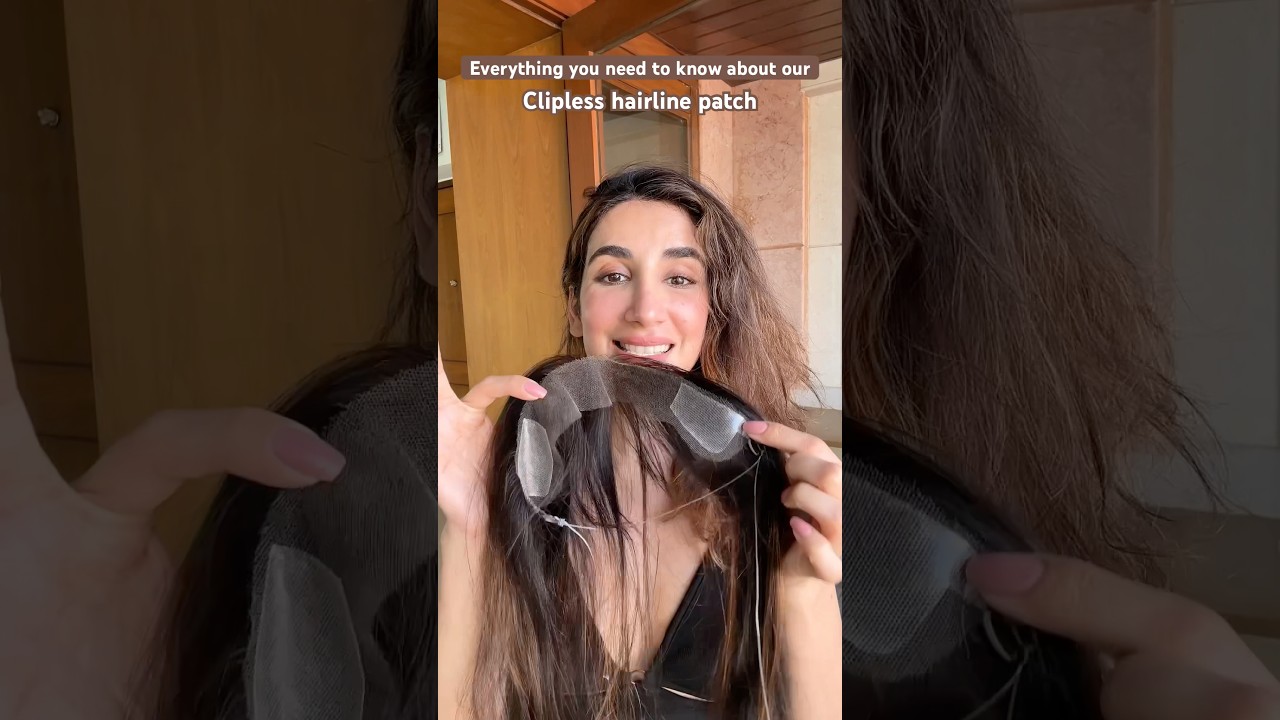 Everything you need to know about #nishhair Clipless Hairline Patch! #hairhacks #hairextentions