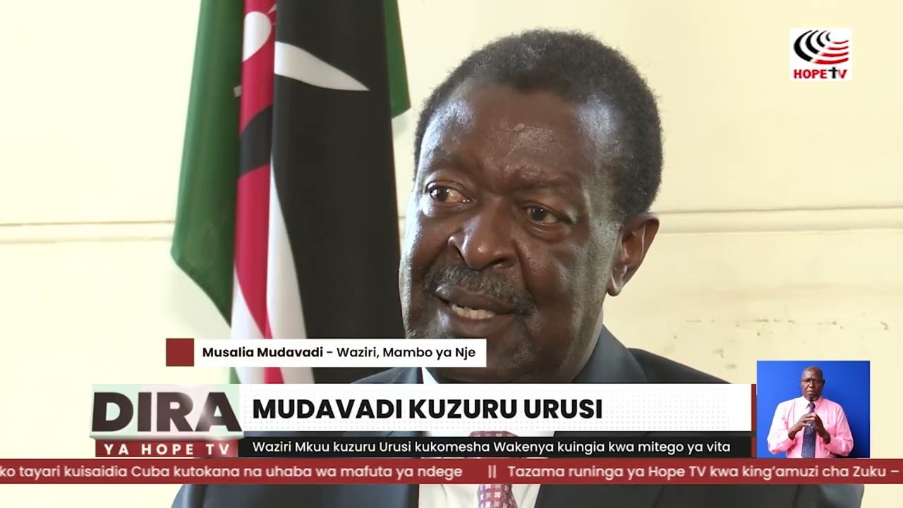 Waziri Mkuu Mudavadi kuzuru Urusi kukomesha Wakenya kuingia kwa mitego ya vita