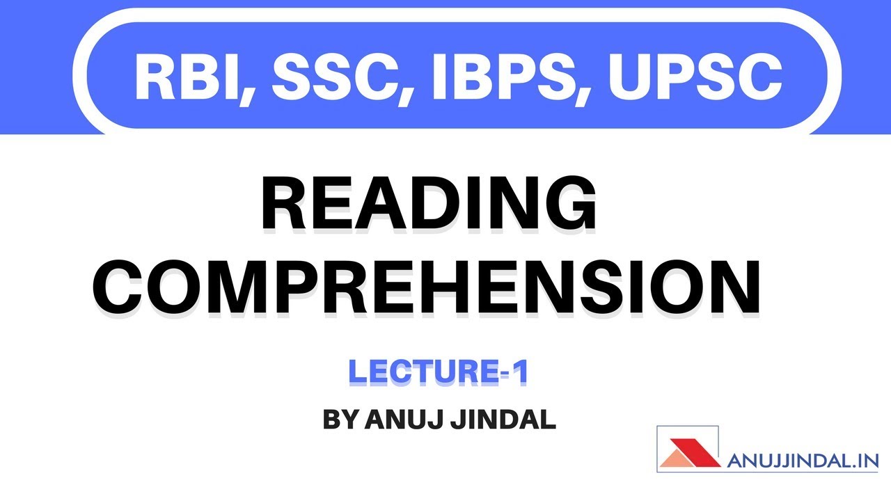 READING COMPREHENSION Lecture 1 RBI | SSC CGL | BANK PO