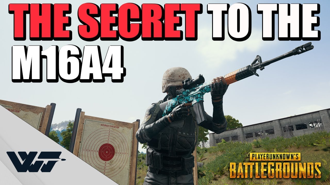 ГИД: СЕКРЕТ M16A4 + Как заставить оружие РАБОТАТЬ -PUBG