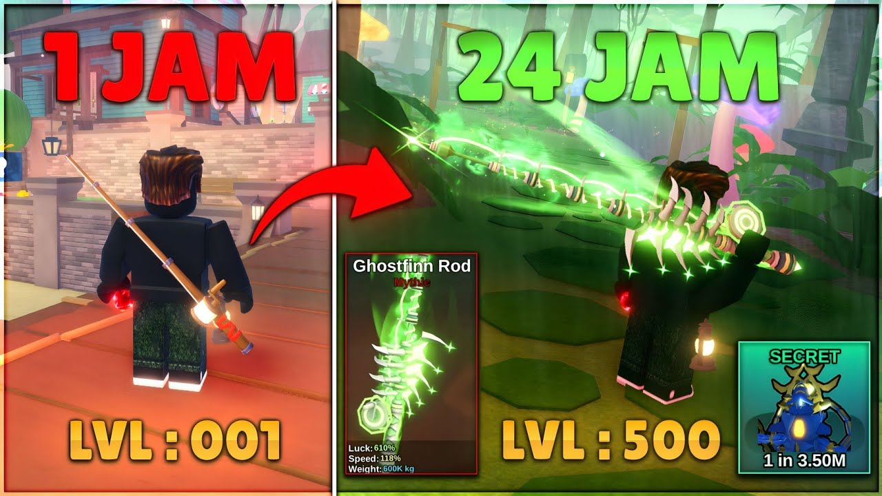 Noob To Pro Sampe Dapet Ghostfinn Rod, Akun Ini Bakal Gw Kasih Ke Subscriber || ROBLOX : FISH IT! ||