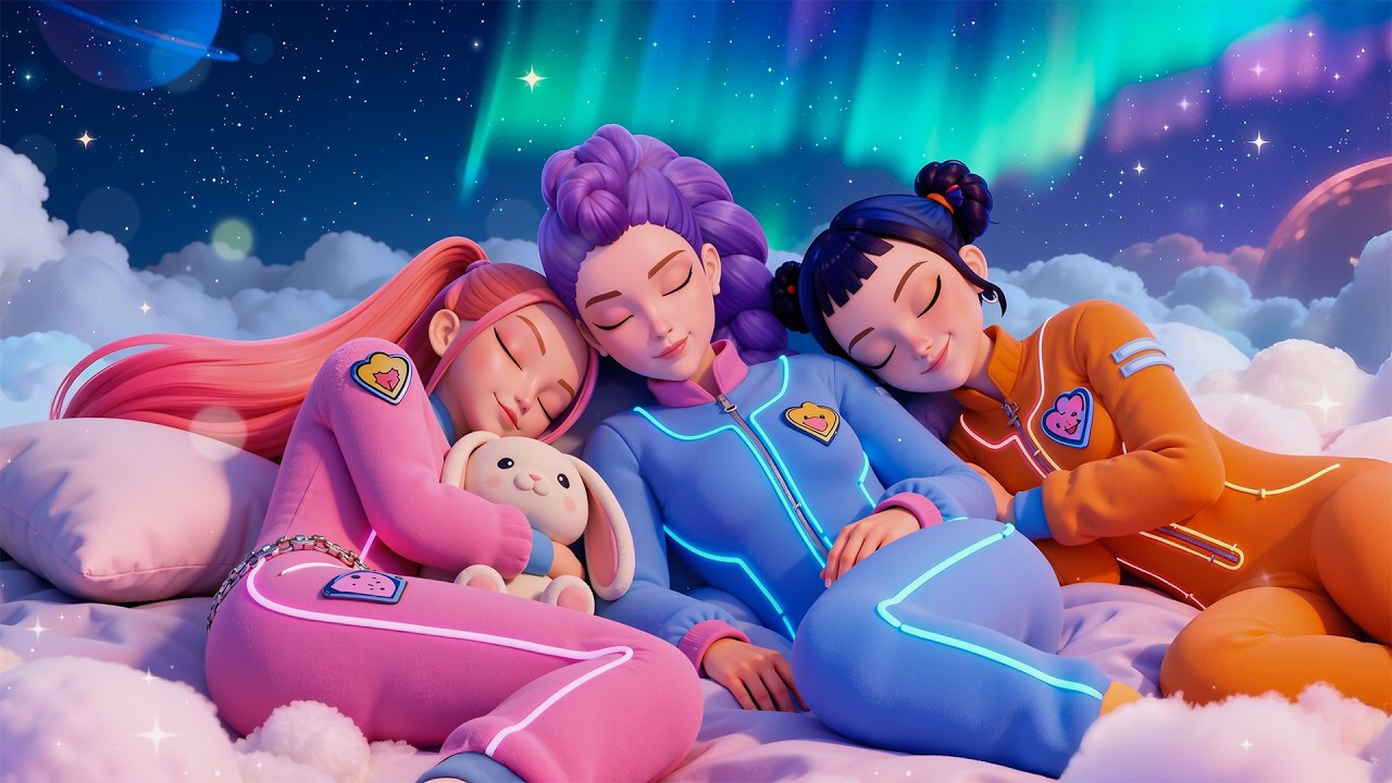 Fall Asleep Instantly in 5 Minutes 🌙 Gentle Music with Rumi, Mira & Zoey | Healing Sleep Music