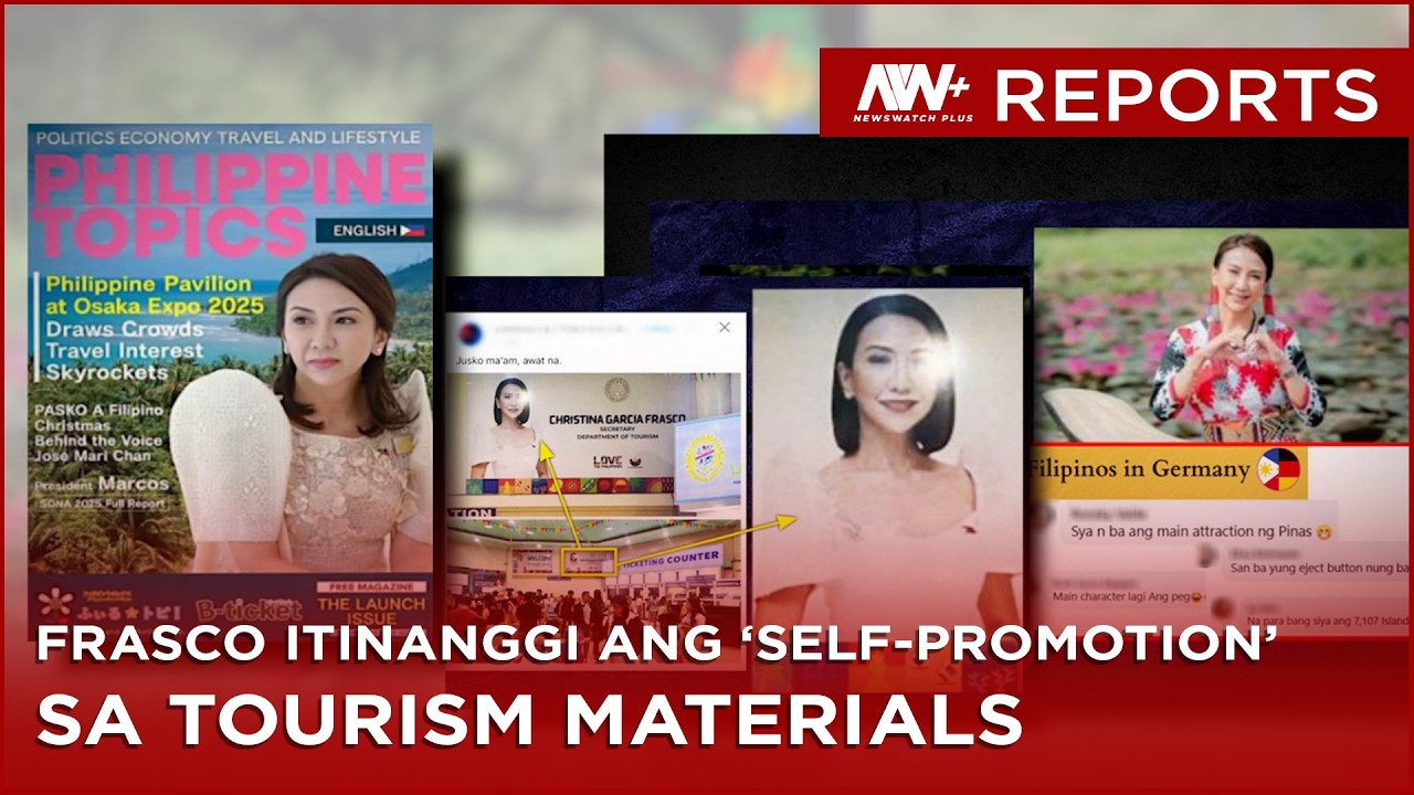 Frasco itinanggi ang ‘self-promotion’ sa tourism materials | NewsWatch Reports