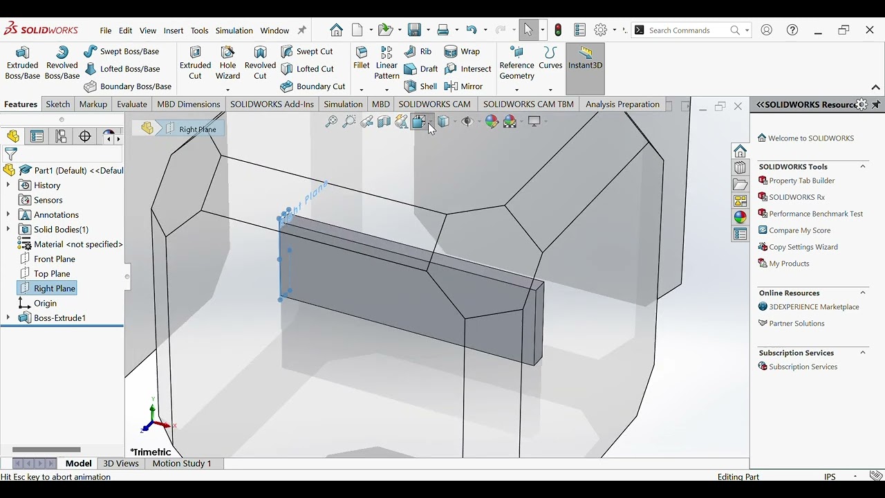 Mirror - SolidWorks - Top/Bottom Board