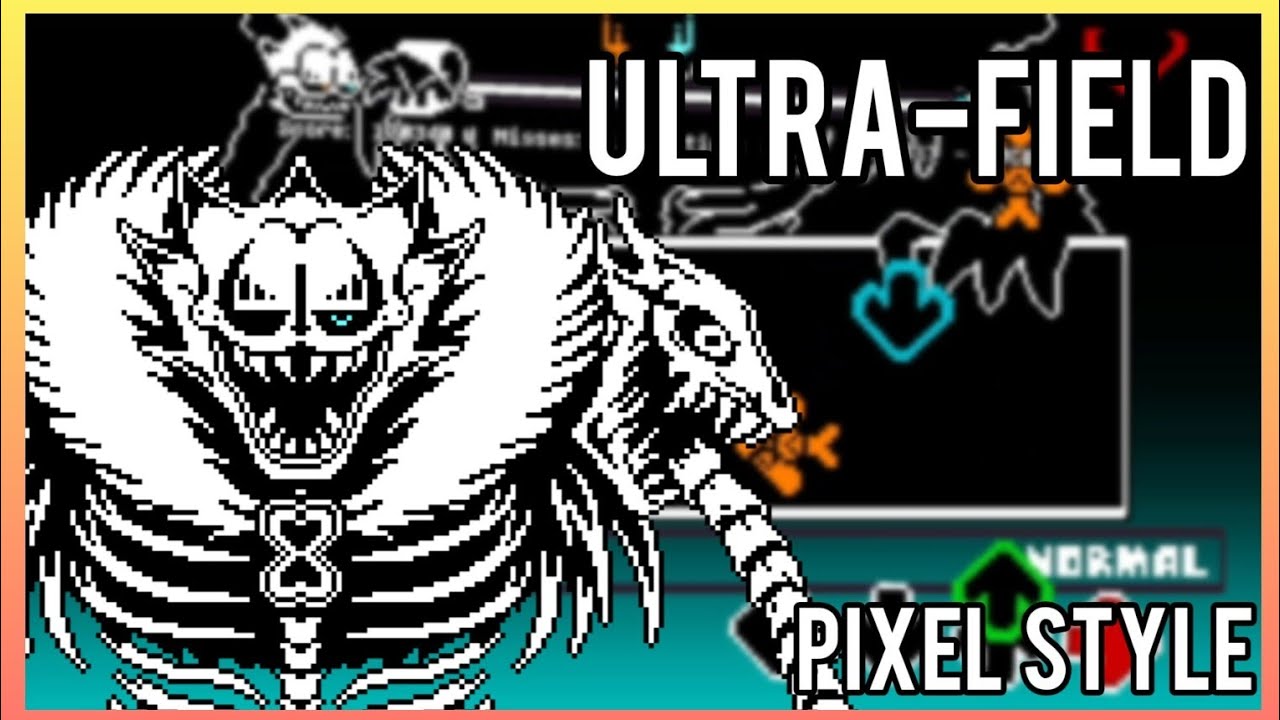 FNF Ultra field Pixel style Gorefield Gameboy'd