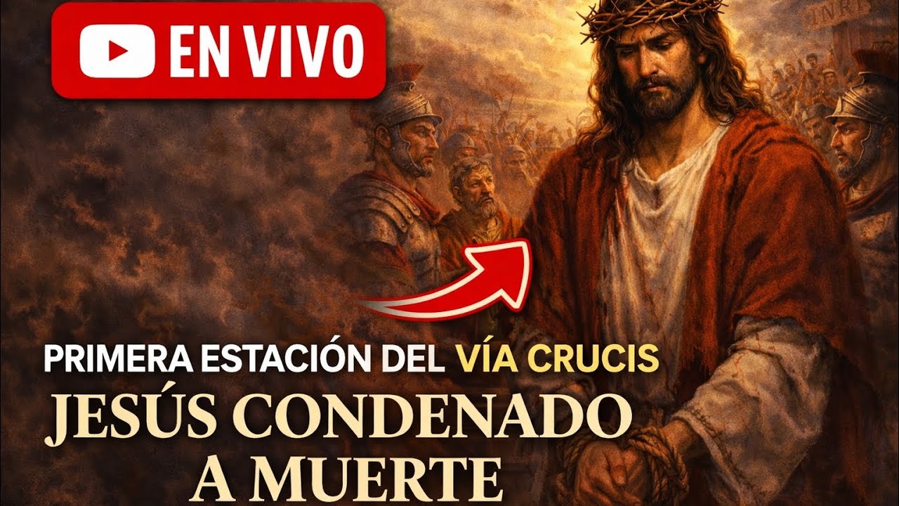 I ESTACIÓN: JESÚS ES CONDENADO #parati #catolico #viacrucis #música #music #meditación 