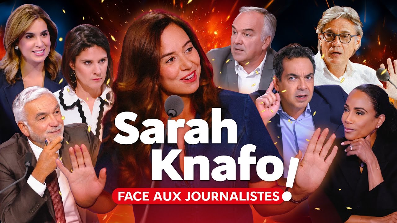Sarah Knafo face aux journalistes !