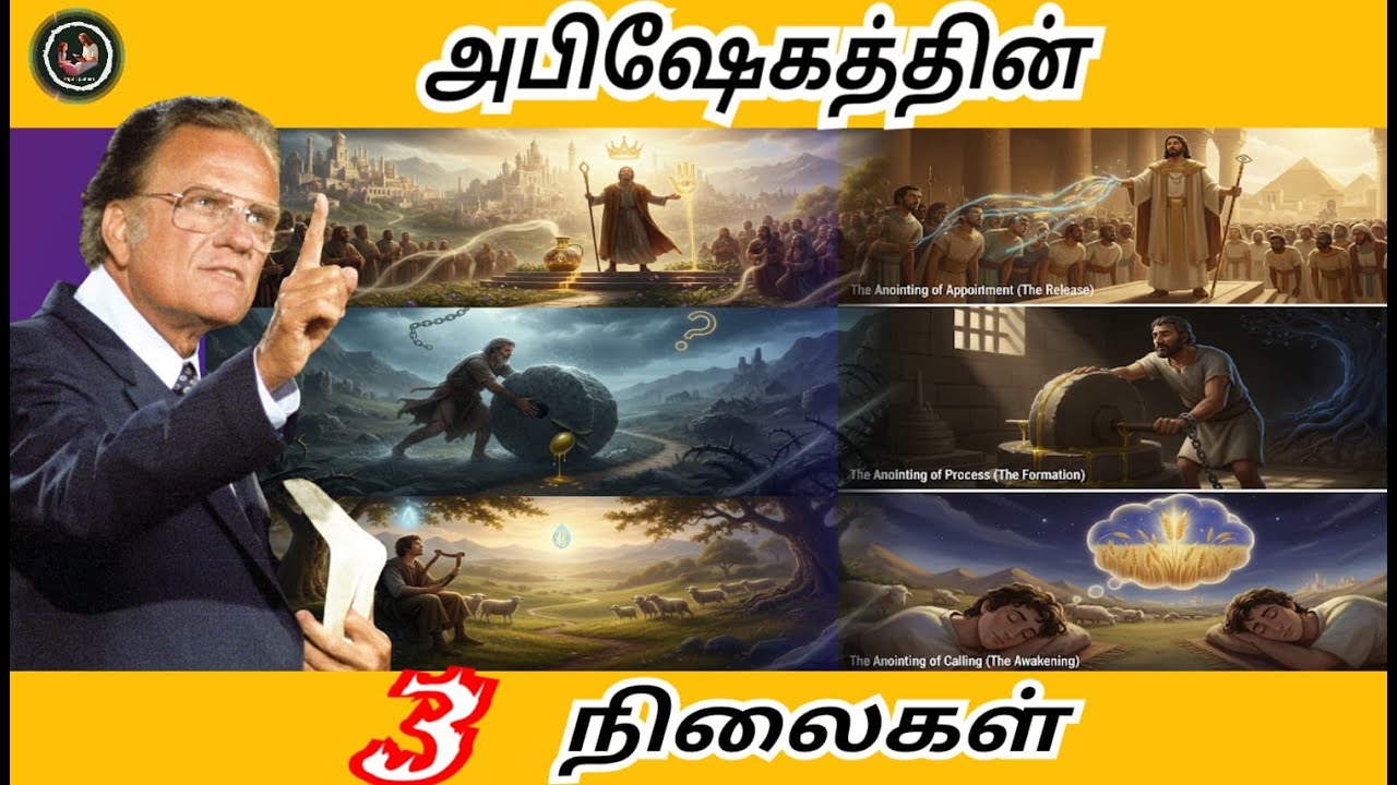 தேவன் உங்களை அபிஷேகத்தில் பயிற்றுவிக்கும் 3 நிலைகள்/ Billy Graham #billygraham #anparinpaatham