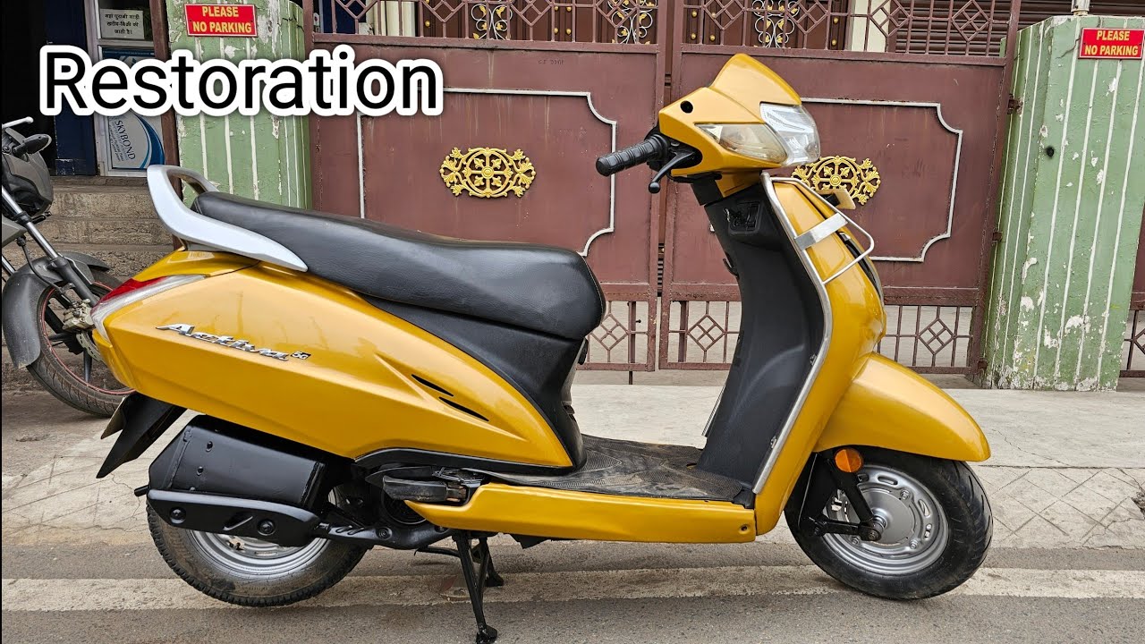 Activa 5G Restoration Yellow Colour | Denting Painting &Repaint