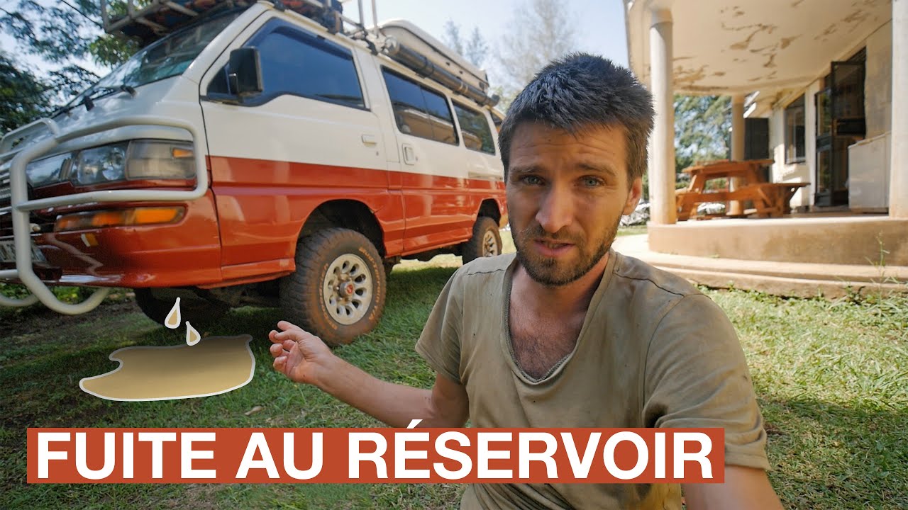 15. Réservoir percé ⛽ au Kenya (on ne peut pas rouler comme ça)
