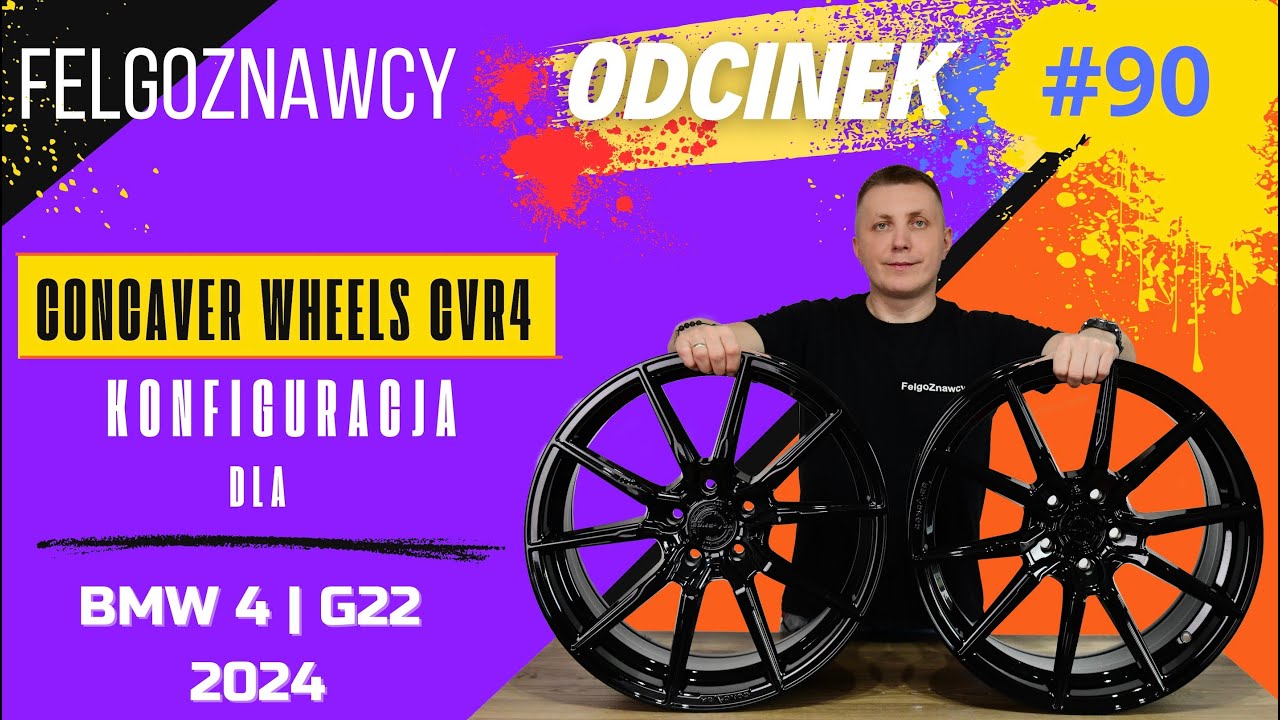 FelgoZnawcy #90 Concaver Wheels CVR4 konfiguracja felg dla BMW 4 G22 | 2024r. | 2.0 - 184PS