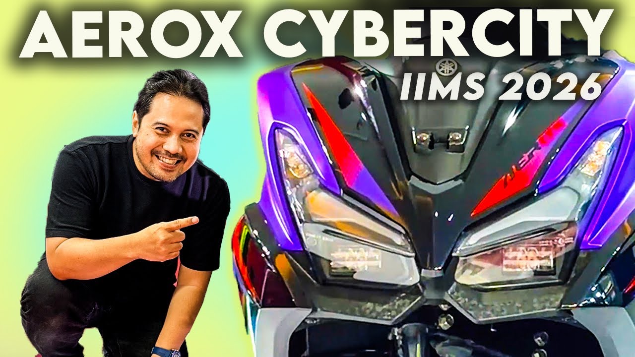 WAH…CAKEP BANGET !!! WELCOME NEW AEROX ALPHA 2026 CYBERCITY #IIMS2026
