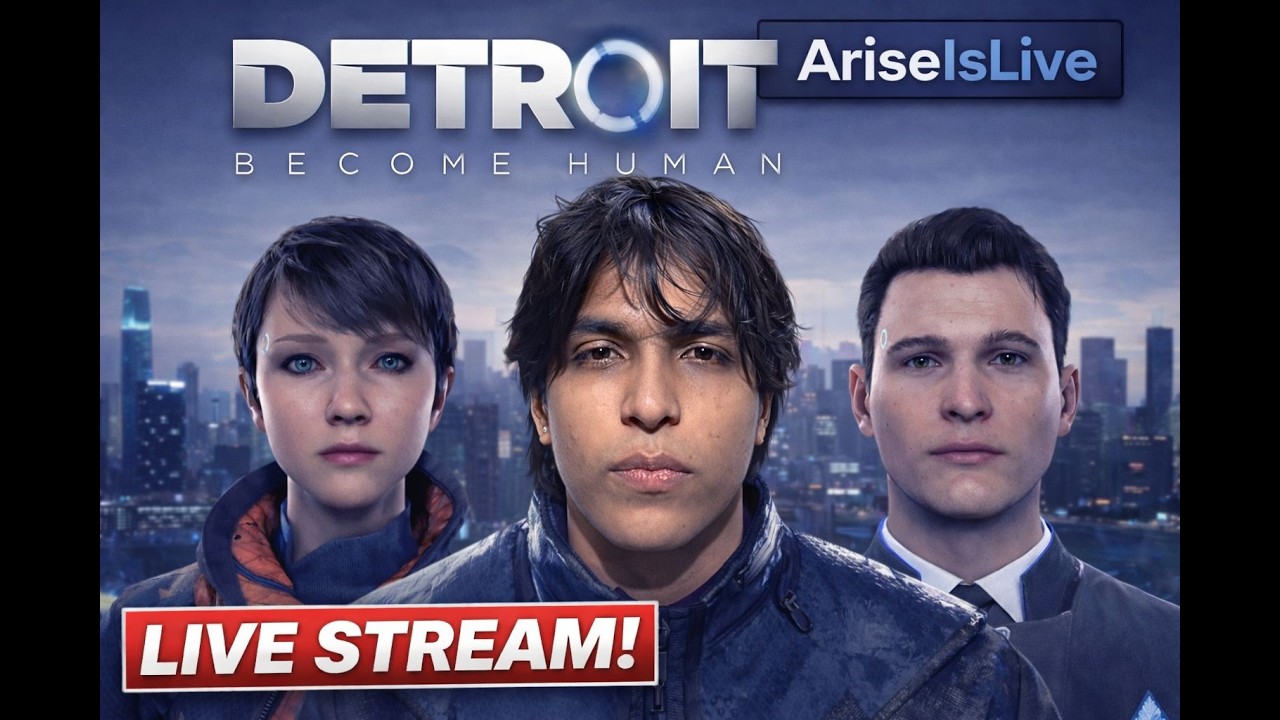 Detroit Become Human LIVE | Every Choice Matters | Hindi Gameplay | AriseIsLive| Day 2