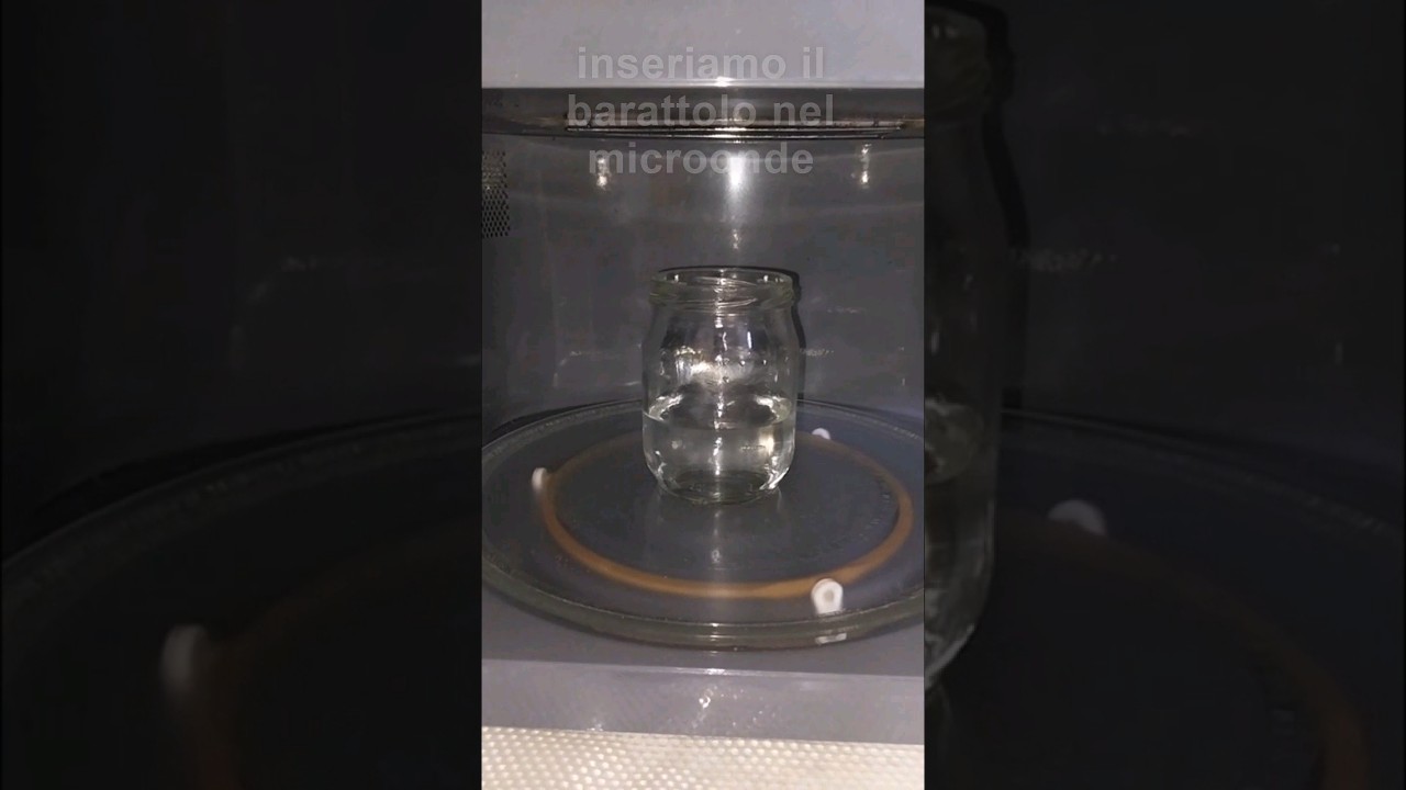 Come STERILIZZARE con il MICROONDE i vasetti per le conserve [Tutorial]
