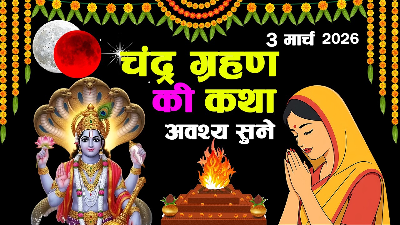 चंद्र #ग्रहण की वो रहस्यमयी कहानी जो आपकी किस्मत बदल देगी | #chandragrahan #katha