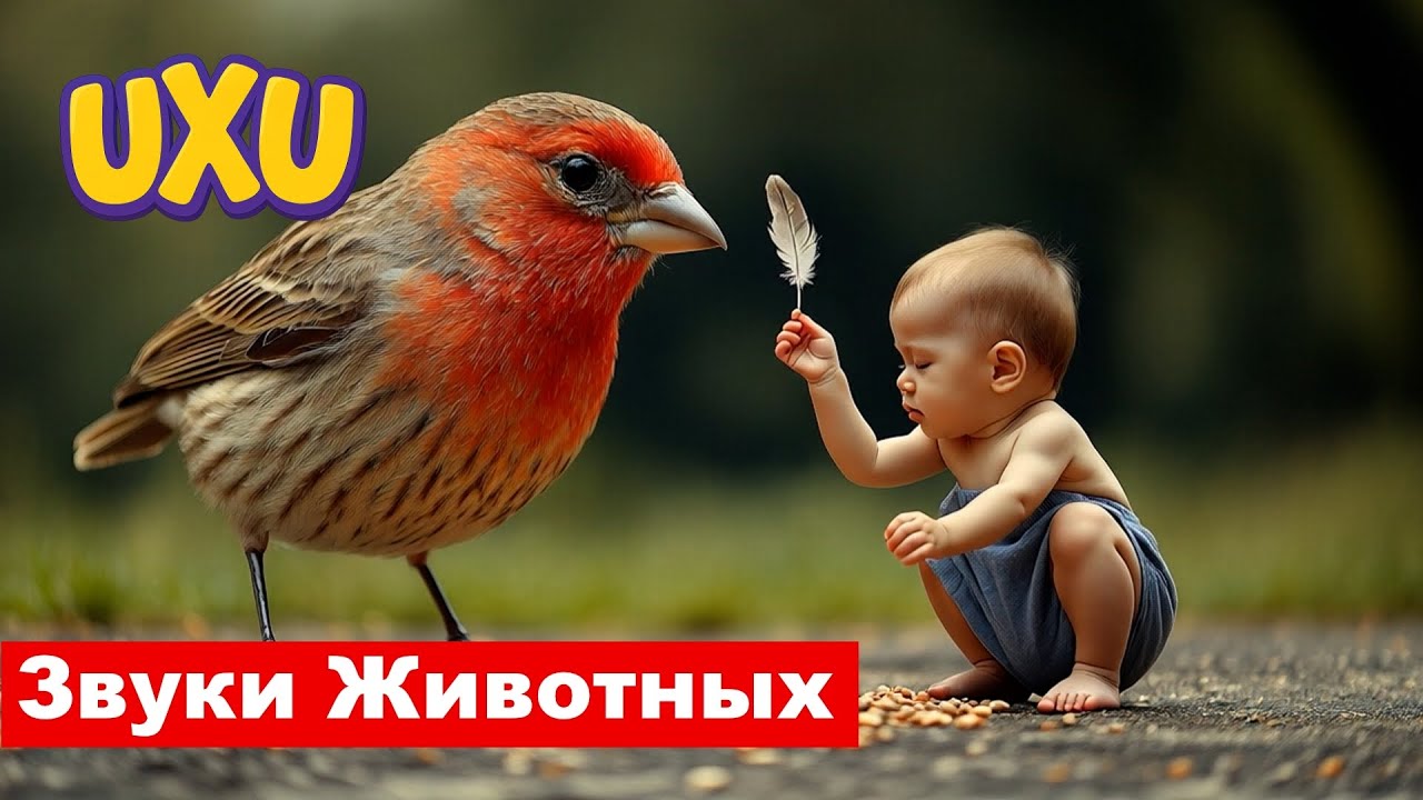 UxU - Звуки животных | #UxU_Russian &ndash; Для малышей и самых маленьких